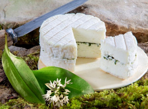 Fromagerie des Cabasses - Crottin de brebis à l'ail des ours - Roc'Ail - 80 g