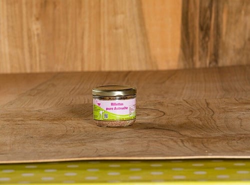 L'Autruche de Laurette - Rillettes pure autruche 180g