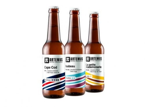 Brasserie Artemus - Coffret Les belles blondes bières artisanales - pack de 12x33cl