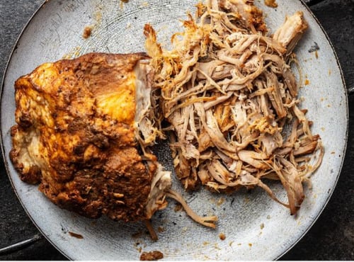 Le Clos des Papilles - Groin - Effiloché de porcelet de porc noir confit 400g
