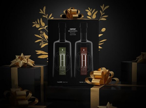 Domaine de LEOS - Coffret Cadeau Huiles d'olives Fruitées 2x250ml