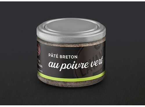Le Lavandier Charcutier Pontivy - Verrine Pâté au poivre vert (190g) - Apéro