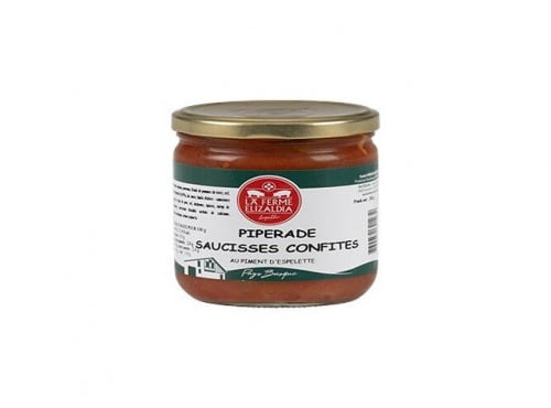 La Ferme Elizaldia - Piperade Saucisses 380g