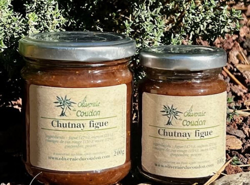 L'OLIVERAIE DU COUDON - Chutney figue 100Gr