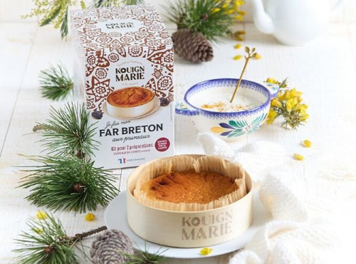 Kouign Marie - Kit "Je fais mon far breton aux pruneaux" - 2 gâteaux de 6 pers