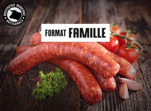 Boucherie Moderne - Merguez (Format Famille) - 2kg