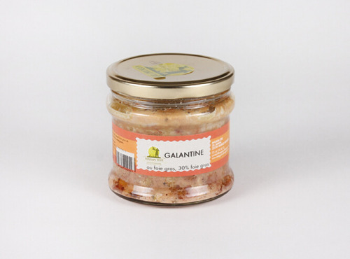 Maison Tête - Galantine au foie gras. 30% de foie gras - 180G