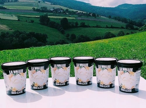 Les Glaces de la Vallée - Coffret glaces Vanille "la Vallée" 6x500ml
