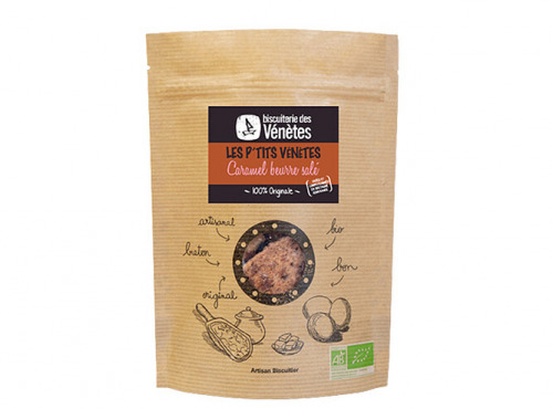Biscuiterie des Vénètes - Biscuit sablé aux éclats de caramel au beurre salé