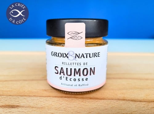 La Criée d'à Côté - Rillettes de Saumon d'Ecosse - Groix et Nature - 100g