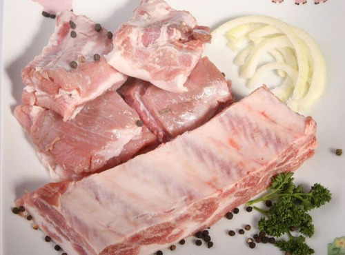 La Ferme du Louvier - Travers de porc 500g de porc élevé en plein air