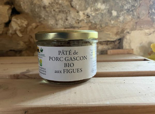 Ferme du Roussel - Paté de campagne de porc gascon aux figues 190g