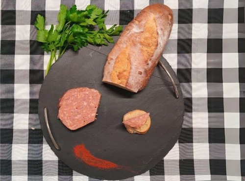 La ferme Grandvillain - Terrine au piment d'Espelette - 1 x 200g