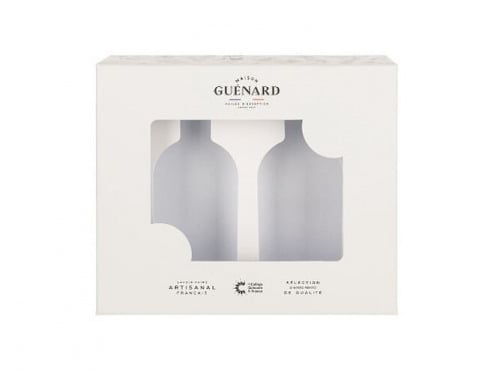 Huilerie Maison Guénard - COFFRET CADEAU PERSONNALISABLE - 2 bouteilles de 24cL