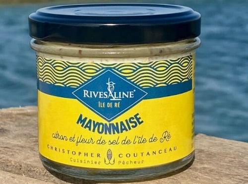 Rivesaline - Terre Saline - Mayonnaise citron et fleur de sel 100g