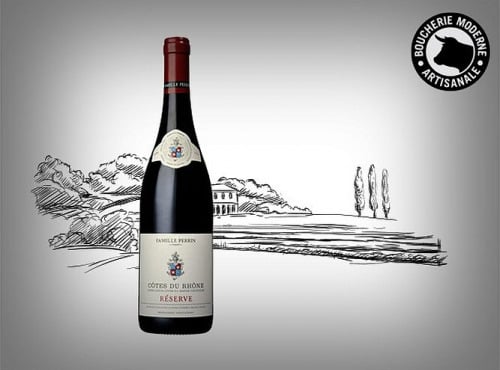 Boucherie Moderne - Vin rouge Côte du Rhône Perrin Réserve - Jéroboam