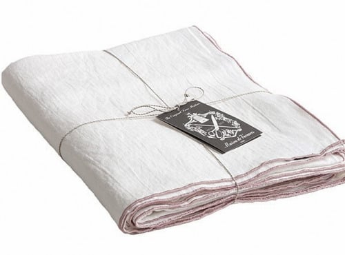 Maison de Vacances - Nappe Bourdon - Toile Mimi blush - 170x240