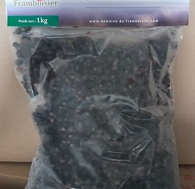 Le Domaine du Framboisier - Cassis Surgelés en Sachet 1kg