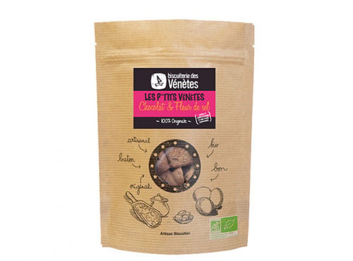Biscuiterie des Vénètes - Biscuits sablés au chocolat et fleur de sel