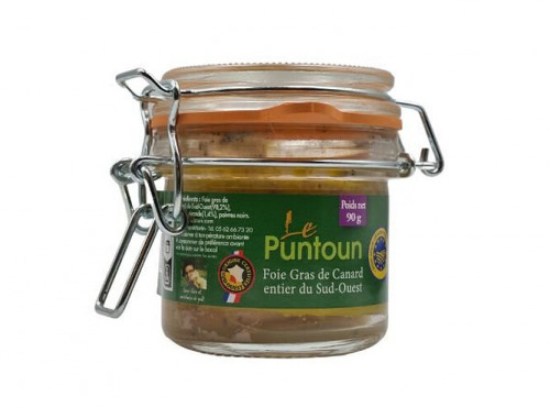 La Ferme Du Puntoun - Foie gras entier du Sud-Ouest Bocal 90g