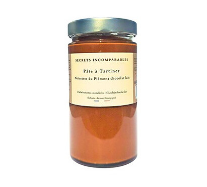 Secrets Incomparables - Pâte à Tartiner Noisette du Piémont IGP Chocolat Lait 720g
