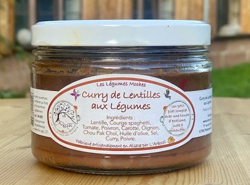 L'Arbocal - Curry de Lentilles aux Légumes - BIO - 450g