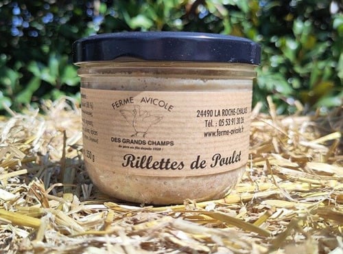 Ferme Avicole des Grands Champs - Rillette de poulet 350g