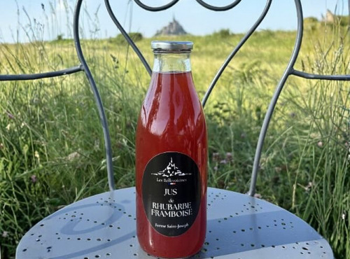 Ferme Saint Joseph - Jus de rhubarbe framboise 1L