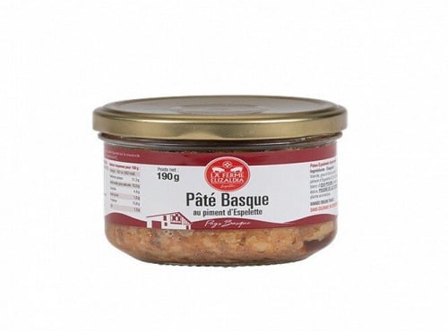 La Ferme Elizaldia - Pâté basque au piment d'Espelette 190g