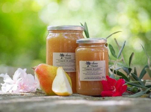 L'OLIVERAIE DU COUDON - CONFITURE DE POIRE COMICE 390Gr