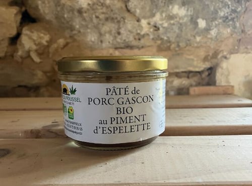 Ferme du Roussel - Paté de campagne de porc gascon au piment d'Espelette 190g