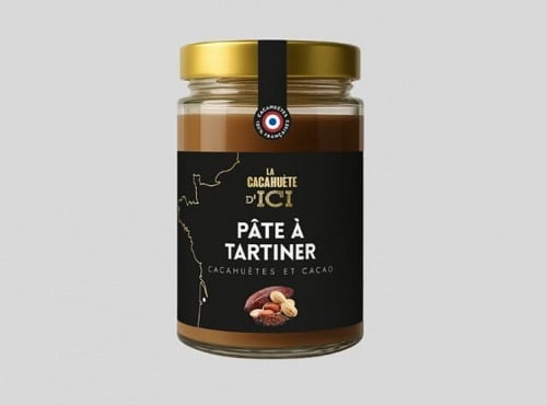 Les Tchanqués - Pâte à Tartiner Cacahuètes / Cacao - 100% Française 200gr x 8