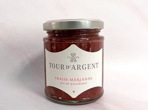 La Petite Epicerie de la Tour d'Argent - CONFITURE FRAISE MARIANNE, JUS DE KALAMANSI - 200G