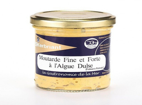 SARL Kerbriant ( Conserverie ) - Moutarde fine et forte à l'Algue Dulse - 180g