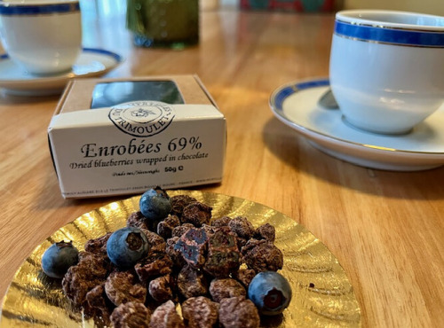 Myrtilles du Trimoulet - Myrtilles séchées enrobées au Chocolat Noir 69%