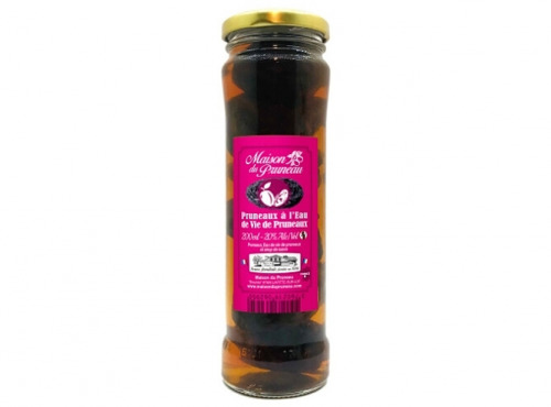 Maison du Pruneau - Cueillette du Gascon - Pruneaux d'Agen IGP à l'Eau de Vie - Bocal de 200ml