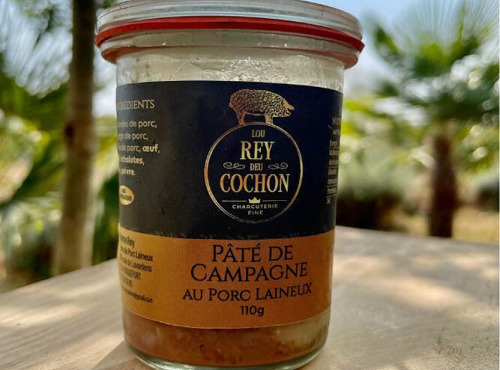 Lou Rey du Cochon - Pâté de campagne de porc laineux 110g
