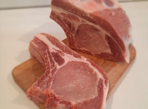 La charcuterie des Alpilles - Côtes de porc  x2 - 700g