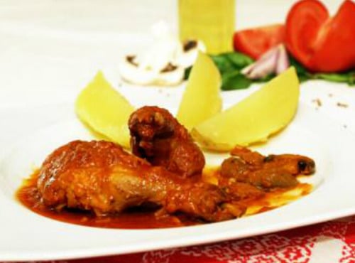 La ferme d'Enjacquet - Poulet Basquaise