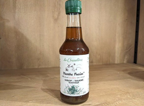 Ferme Joos - Sirop de Menthe Fraise bio 25 cl : La Casseline