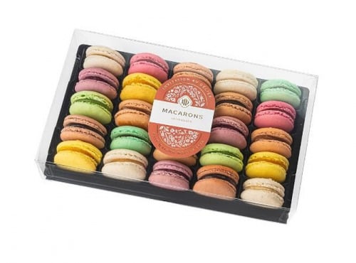 Invitation au Délice - Coffret Assortiment - 25 Macarons Classiques