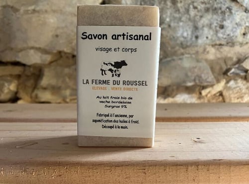 Ferme du Roussel - Savon arisanal au lait de vache bordelaise 100g