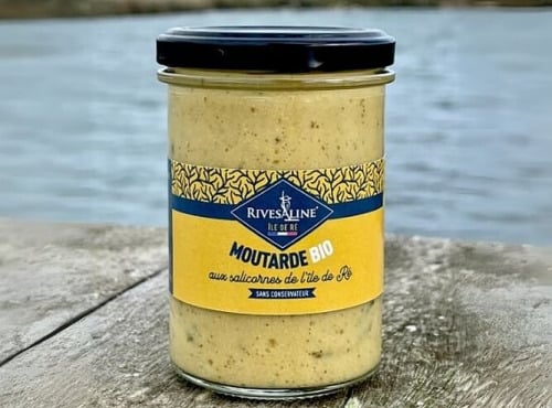Rivesaline - Terre Saline - Moutarde aux salicornes Bio 200g