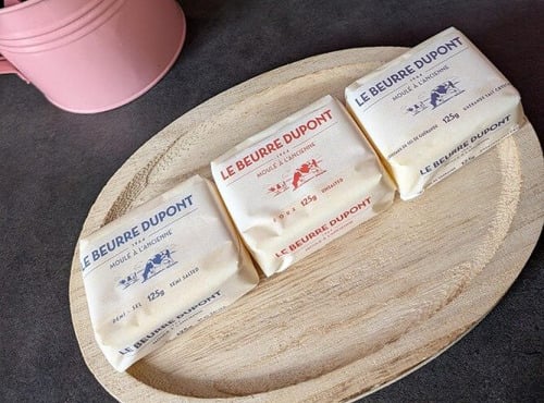 Le Beurre Dupont - Beurres TRIO doux - demi-sel - SDG (3x125g)