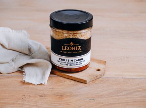 Leohia - Chili sin carne, ses épices choisies & son riz 360GRecette Végétarienne