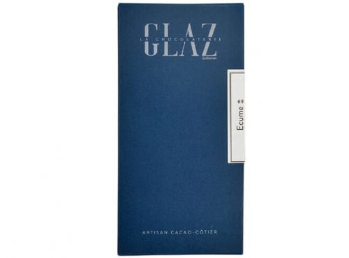 Glaz la chocolaterie de la presqu’île - Tablette chocolat noir Ecume fleur de sel 69%
