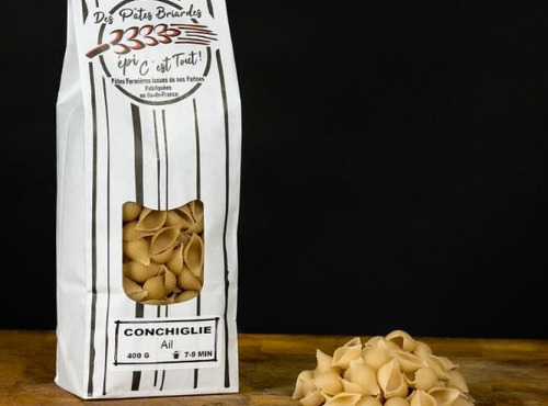 Des pâtes Briardes épi c'est tout ! - Conchiglie ail - 400g