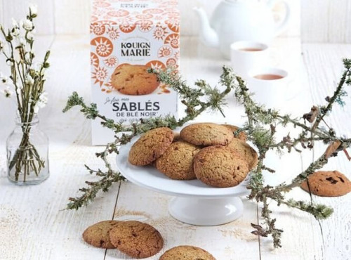 Kouign Marie - Kit "Je fais mes sablés blé noir au caramel" - 4 x 10 sablés