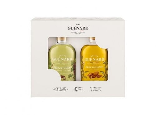 Huilerie Maison Guénard - COFFRET CADEAU FESTIF - 2x24 CL PEPIN DE RAISIN TRUFFE/AMANDE