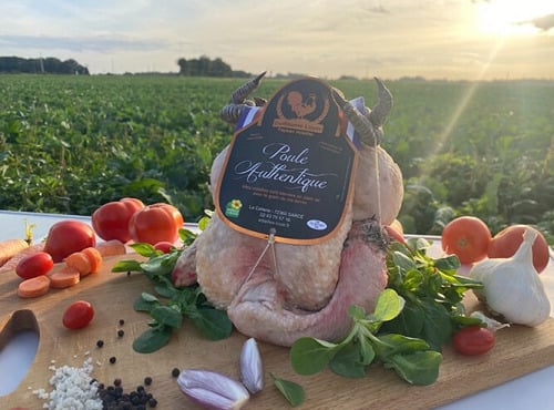 Les Volailles Loyer - Poule Fermière Authentique - 2kg
